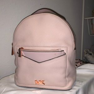 MK pink pastel backpack